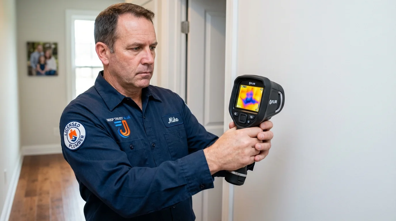 Thermal imaging leak detection by Johns Plumbing LLC in David City
